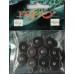 Груз ушастый рыбацкий, таблетка (эксцентрик) цвет Silvereyes Black, 10шт в уп., вес 12г